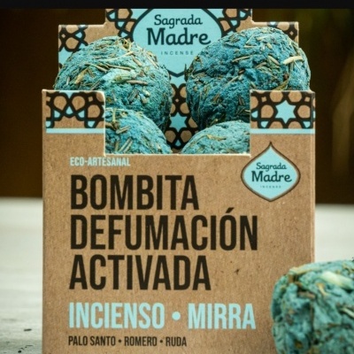 Sagrada Madre Bombita Defumação Activada - Incenso & Mirra