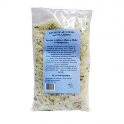 Banho de Alfazema com Sal Grosso