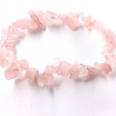 PULSEIRA CASCALHO QUARTZO ROSA