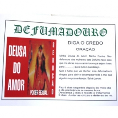 DEFUMADOURO DEUSA DO AMOR