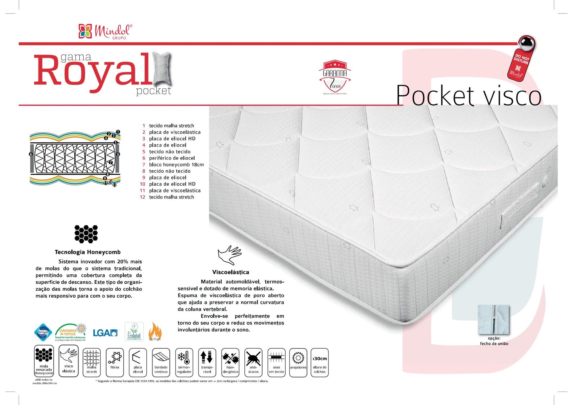 Colch&#x00E3;o&#x20;ROYAL&#x20;POCKET&#x20;VISCO