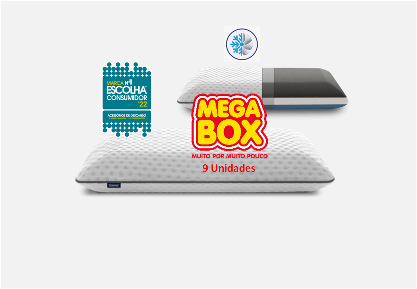 Almofada Emma Diamond Degree - Mega Box 9X