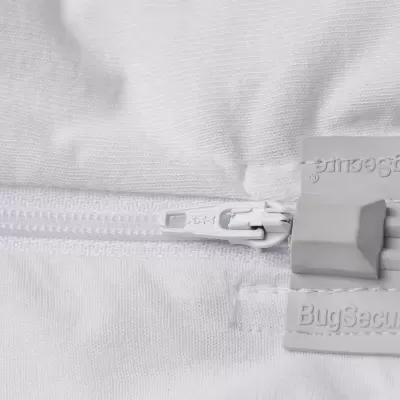 Protetor&#x20;de&#x20;Colch&#x00E3;o&#x20;Completo&#x20;Imperme&#x00E1;vel&#x20;BUGSECURE&#x00AE;&#x20;da&#x20;B-Sensible&#x00AE;&#x20;para&#x20;Toppers&#x20;Cor&#x20;Branco