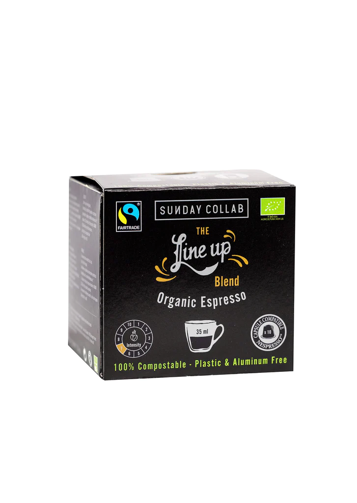 LINE UP BLEND ORGANIC COMPOSTABLE 50 CAPSULES LINE UP BLEND ORGANIC COMPOSTABLE 50 CAPSULES