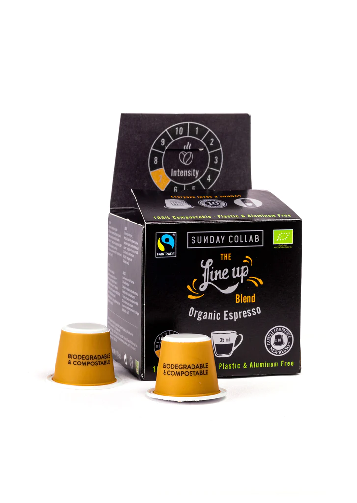 LINE UP BLEND ORGANIC COMPOSTABLE 50 CAPSULES LINE UP BLEND ORGANIC COMPOSTABLE 50 CAPSULES