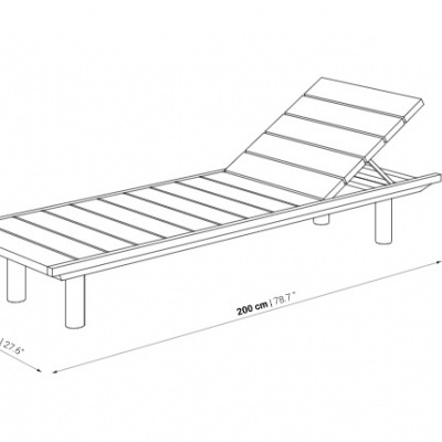 Espreguiçadeira TOPRAK Espreguiçadeira TOPRAK