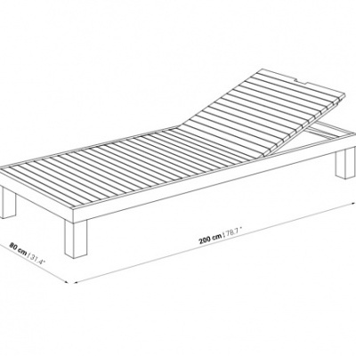 Espreguiçadeira STRAUSS Espreguiçadeira STRAUSS