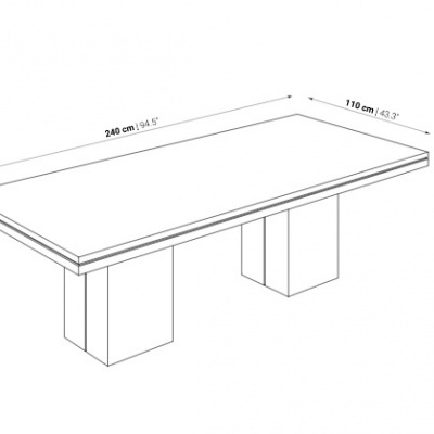Mesa de Jantar KERBANG 240 Mesa de Jantar KERBANG 240