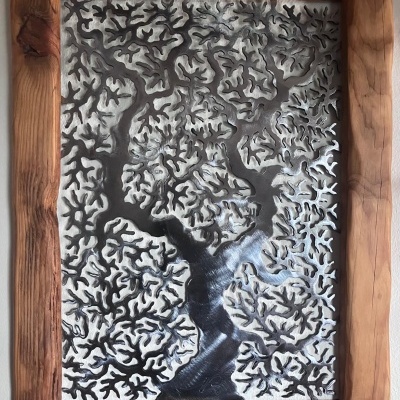 Sobreiro em Ferro Escovado Sobreiro em Ferro Escovado