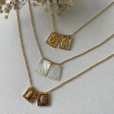 Escapulário "Fé em dobro"