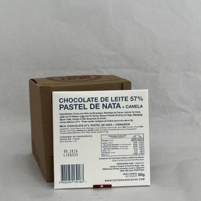 Chocolate de Leite 57% + Pastel de Nata