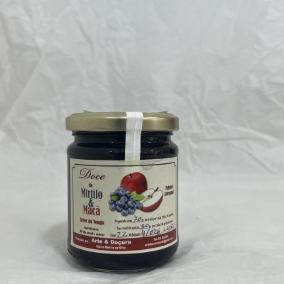 Doce de Mirtilo e Maçã