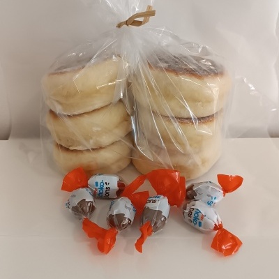 Lêvedos Simples c/Shoko Bons Kinder - Pack 6un (40gr)