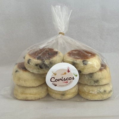 Lêvedos Simples c/ Pepitas - Pack 8un (40gr)