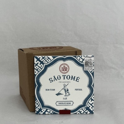 Chocolate Negro São Tomé 72%+ Flor de Sal de Aveiro