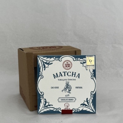Chocolate Branco 42% + Matcha & Tokujou Sencha