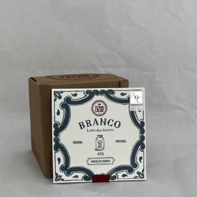 Chocolate Branco 45% + Leite dos Açores