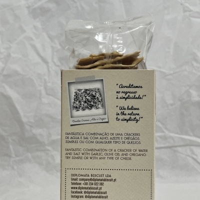 Crackers Ondina Alho e Oregão - Vegan