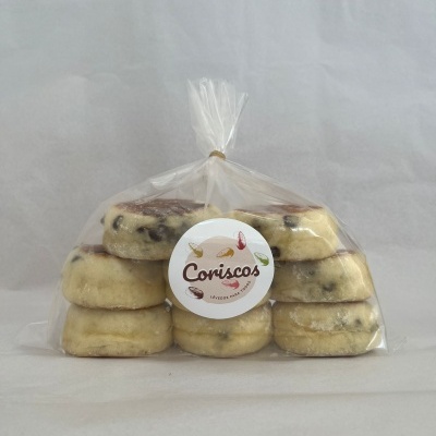 Lêvedos Simples c/ Pepitas - Pack 8un (40gr)