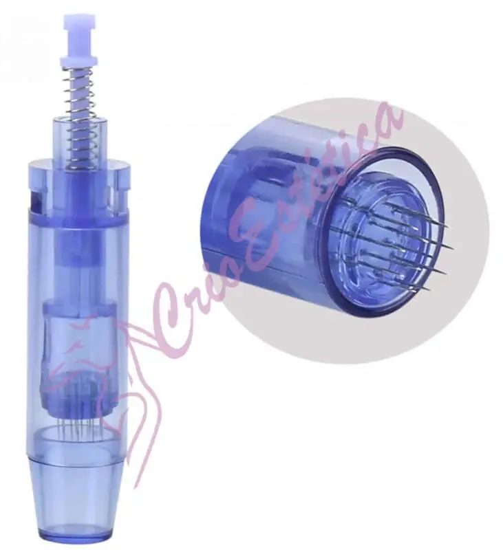 Cartucho Dermapen 12 Agulhas de Titânio – Microagulhamento Facial e Corporal, Compatível com Dr. Pen A1, A6, M5 e Outros Modelos Cartucho Dermapen 12 Agulhas de Titânio – Microagulhamento Facial e Corporal, Compatível com Dr. Pen A1, A6, M5 e Outros Modelos