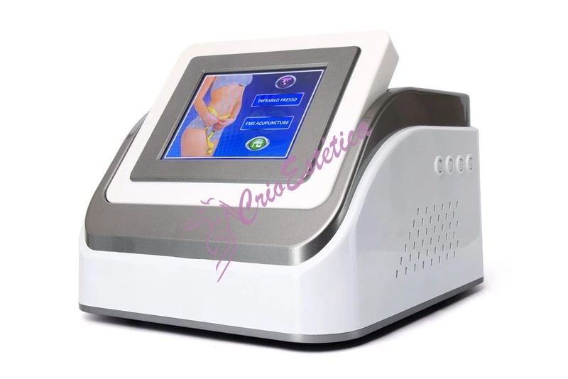 Como Potenciar os Resultados da Pressoterapia no Gabinete: O Guia de Ativos e Protocolos Combinados Vista lateral consola aparatologia