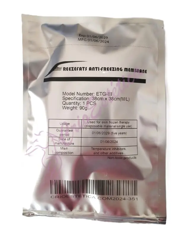 Membrana Descartável 38x38cm para Criolipólise – Proteção Anticongelante Profissional Membrana Descartável 38x38cm para Criolipólise – Proteção Anticongelante Profissional