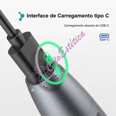 Porta de carregamento USB-C da Dermapen profissional F8S