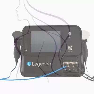 Equipamento TECAR 448 kHz Legenda ADSS, vista frontal