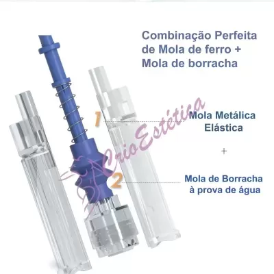 Cartucho de 36 pontas indicado para tratamento de estrias e rejuvenescimento facial.