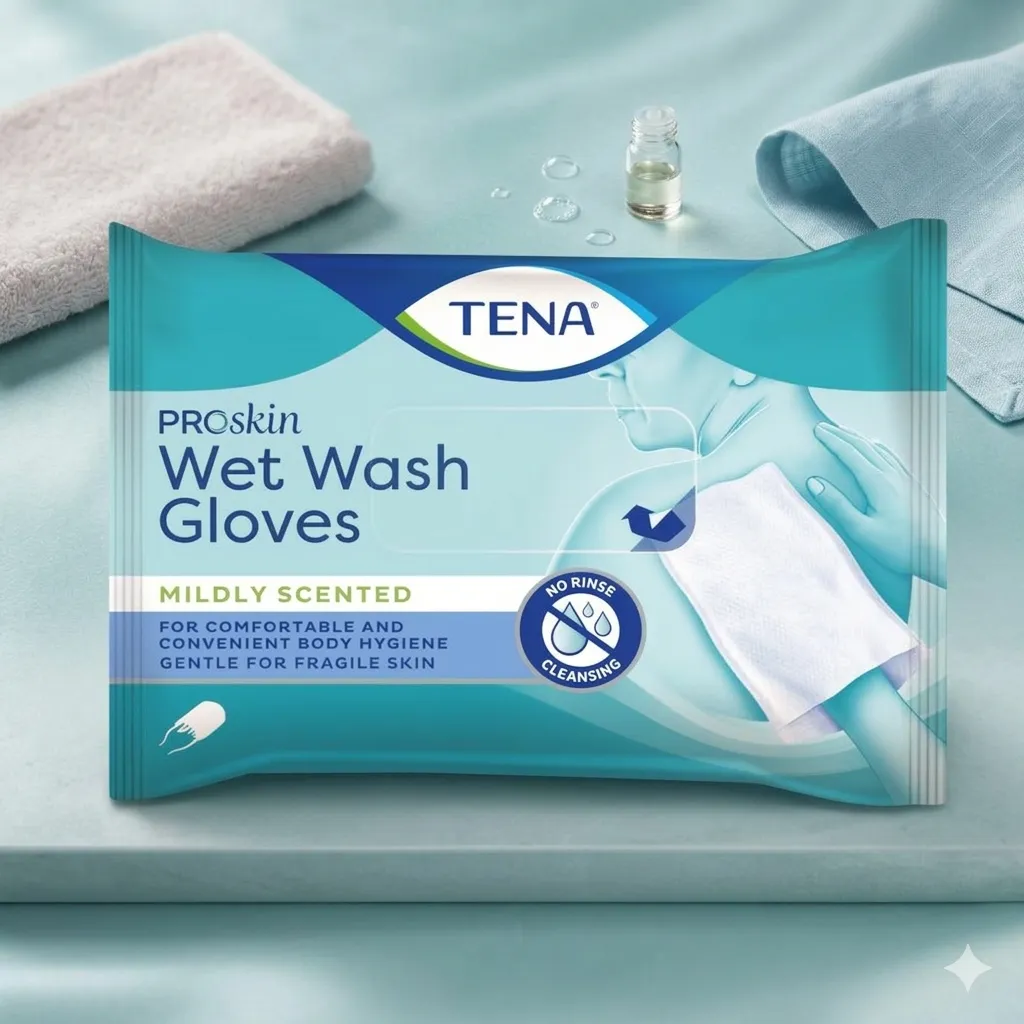 TENA ProSkin Wet Wash Gloves TENA ProSkin Wet Wash Gloves