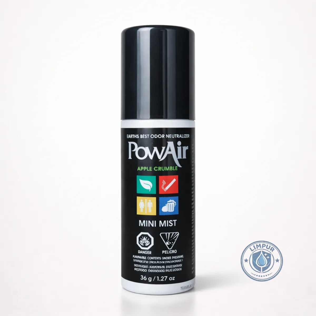 Powair Mini Mist Neutralizador de odores PowAir Mini Mist 36g portátil para eliminar maus cheiros