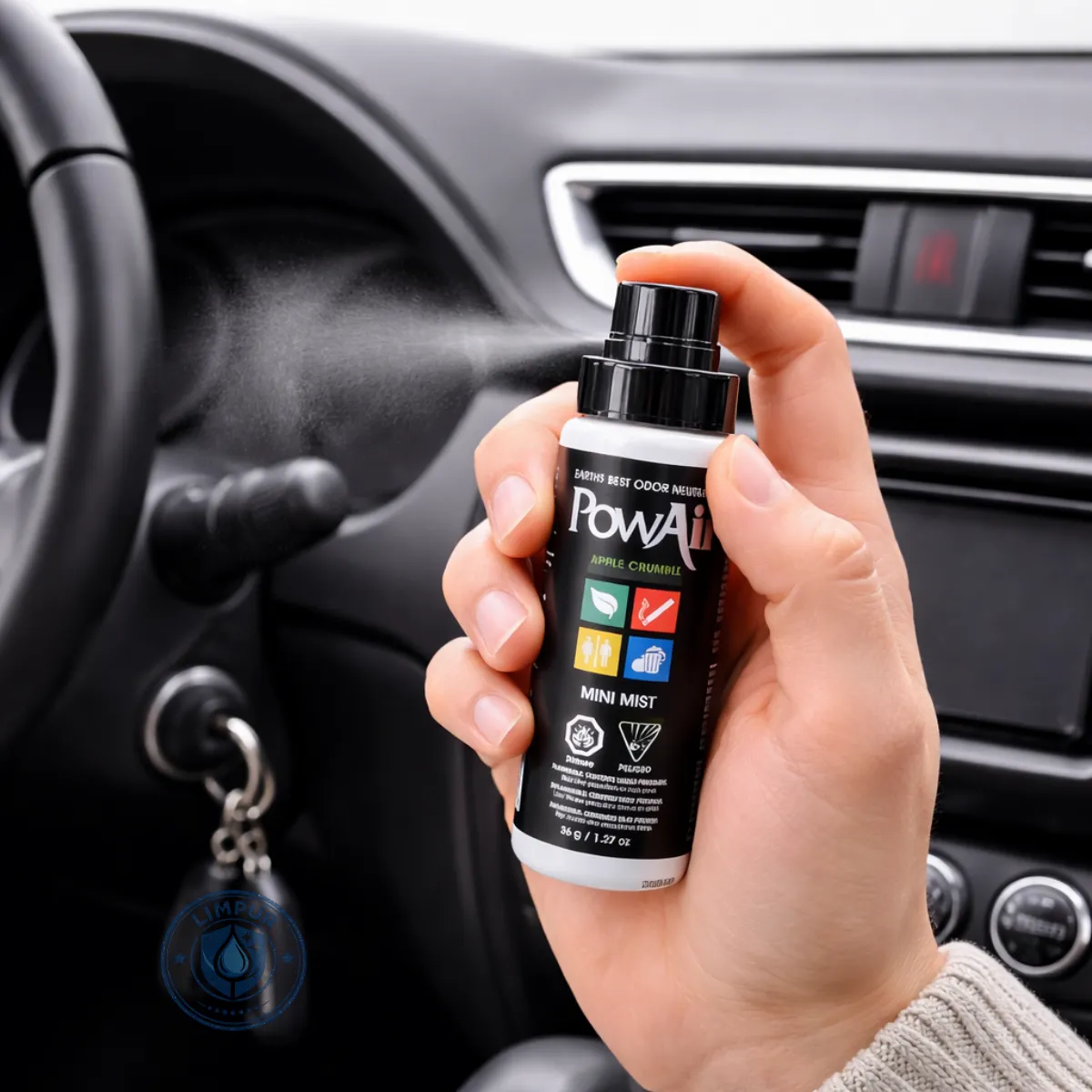 Powair Mini Mist Neutralizador de odores PowAir Mini Mist 36g portátil para eliminar maus cheiros