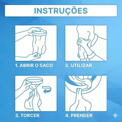 Sacos de enjoo Arnomed 2000 ml descartáveis com anel de fecho pack 25