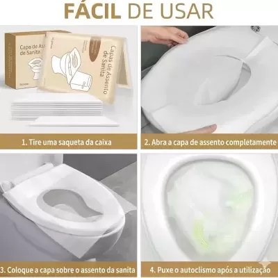 Capas de Assento de Sanita Descartáveis
