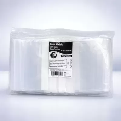 Saco Mini Grip 120 x 180 mm com Banda de Escrita 100 uni