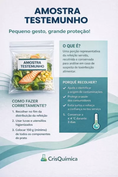 Sacos Amostras Alimentar