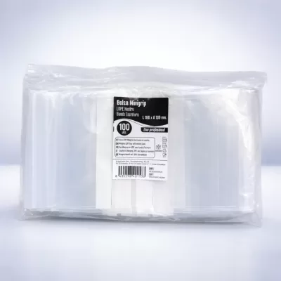 Saco Mini Grip 120 x 180 mm com Banda de Escrita 100 uni