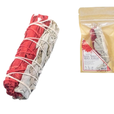 Tocha Sálvia Branca e Sangue de Dragão