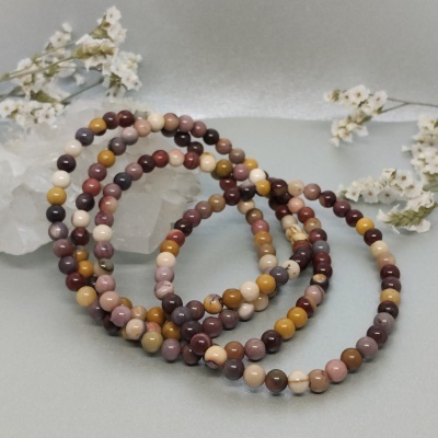 Pulseira de Jaspe Mokaite – Coragem, Vitalidade e Equilíbrio Interior