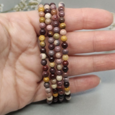 Pulseira de Jaspe Mokaite – Coragem, Vitalidade e Equilíbrio Interior