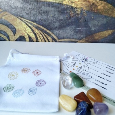 Kit 7 Chacras Rolado 2/3 cm Kit 7 Chacras Rolado 2/3 cm