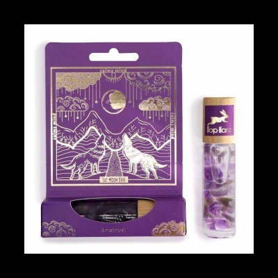 Roll On Tarot - A Lua - Proteção Espiritual com ametista Roll On Tarot - A Lua - Proteção Espiritual com ametista