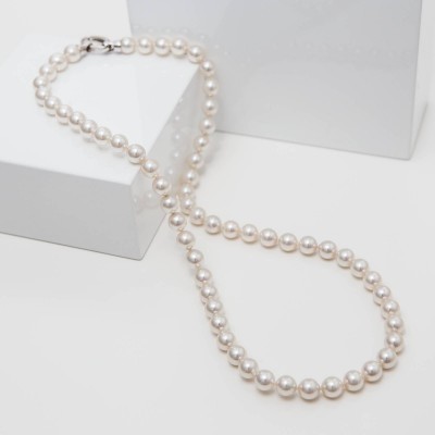 Colar Prata e Pérolas