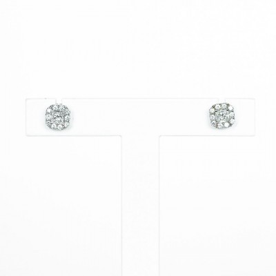 Brincos Ouro 19,2k e Diamantes