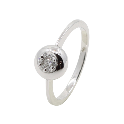 Anel em Ouro 19,2K com Diamantes