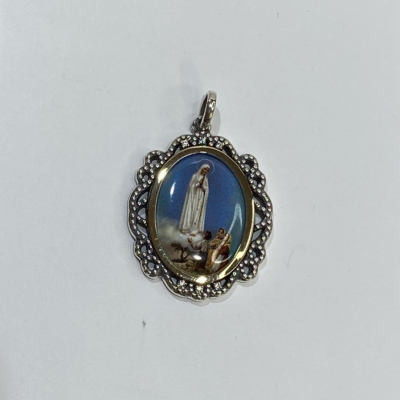 Medalha Leaf Prata e Ouro