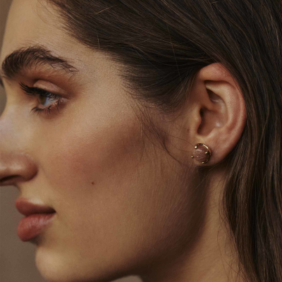 Brincos Prata Dourada