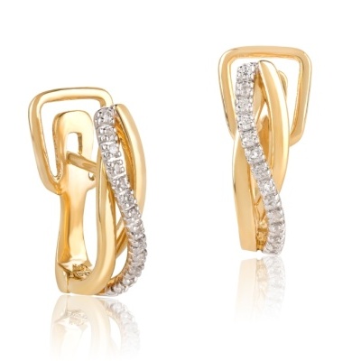 Brincos Ouro 19,2k + Zirconias