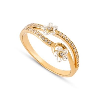 Anel Ouro 19,2k + Zirconias