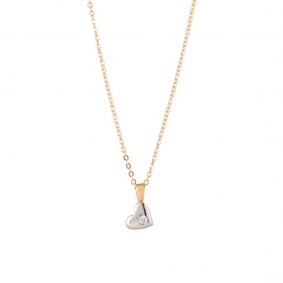 Colar Ouro 19,2k e Zircónias